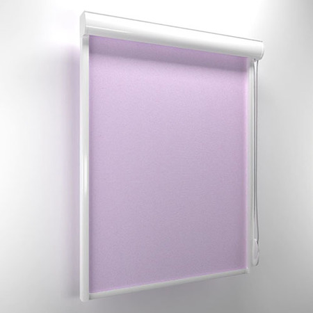 Кассетные рулонные шторы светло-фиолетовый